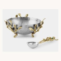 Bol à dattes en métal exclusif, fait main, personnalisé, moderne et luxueux, pour la décoration de la maison et des hôtels.
