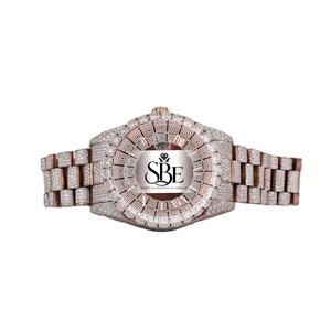 Reloj de Diamantes de Diseño de Lujo con Movimiento Mecánico Automático y Brazalete de Acero Inoxidable para Uso en la Oficina, Disponible para Pedidos al por Mayor - Product Image 1