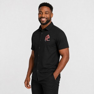 Premium Men <b>Half</b> Sleeve Dress <b>Shirt</b> Business Casual Men <b>Half</b> Sleeve Dress <b>Shirt</b> Built With Lightweight Cotton Blend Fabric - Product Image 4