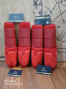 ชุดป้องกันขาสำหรับม้า BRAND ZONE Outdoor Neoprene Horse Tendon Boots ผลิตภัณฑ์ดูแลม้า ชุด 4 ชิ้น บรรจุ 2 ชิ้นด้านหน้าและ 2 ชิ้นด้านหลัง - Product Image 2