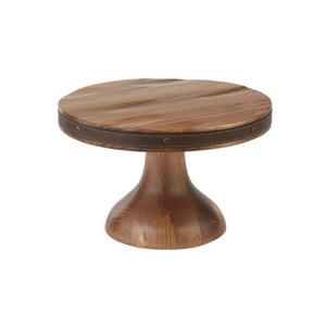 Plateau à gâteau en bois naturel pour une décoration élégante de la table et une présentation des desserts - Product Image 2
