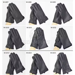 Waterproof Leather <b>Gloves</b> <b>Touch</b> <b>Screen</b> Full Finger Leather <b>Gloves</b> Fashion Men Leather <b>Gloves</b> - Product Image 5