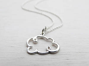 Collier Pendentif Macramé Minimaliste en Forme de Nuage, Style Classique pour Femmes, Filles et Enfants, Bijoux Hindous en Gros - Product Image 2