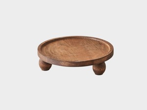 Handcrafted Eco-Friendly Wooden Round Cake Stand with Natural Polished Finish Decent Style Hand Wash Only for <b>Baking</b> Needs - Product Image 2