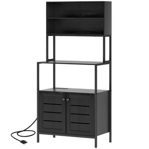 Organizzatore per posate da cucina e mobiletto portaoggetti Black Baker Rack - Product Image 5