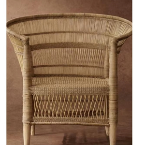 Chaise longue/Chaise longue en tissu/Chaise longue en bois Chaise à cadre en bois Chaise en osier Chaise en velours Chaise rembourrée Chaise rembourrée - Product Image 1