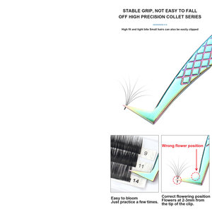 Pinzas para cejas de marca privada con punta de fibra, pinzas para extensiones de pestañas, pinzas para pestañas con logo personalizado, instrumentos de belleza de la mejor calidad - Product Image 6