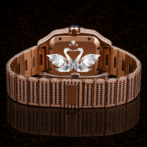 Wholesale Moissanite Diamond Watch Men Full Pave VVS Stone Bracelet Watch - Product Image 4