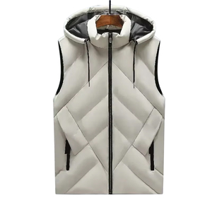 Chaleco Acolchado para Hombre, Chaleco Informal de Invierno, Chaqueta sin Mangas Acolchada, Ropa de Calle, Chalecos Acolchados - Product Image 2