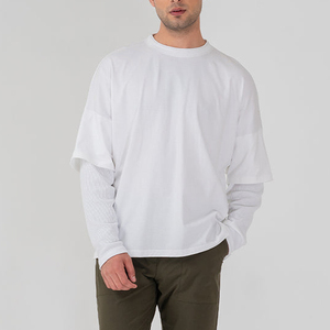 เสื้อยืดแขนยาวผู้ชายแบบสั่งทำพิเศษ ผ้าฝ้าย 100% ระบายอากาศได้ดี พิมพ์ลายสำหรับฤดูร้อน - Product Image 1