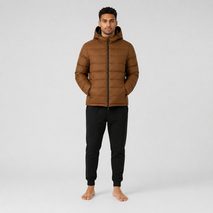 Wholesale High Quality High Street Waterproof Coat 2026 Custom Black Bubble Coats Designer Padded Winter <b>Light</b> <b>Puffer</b> <b>Jacket</b> Men - Product Image 1