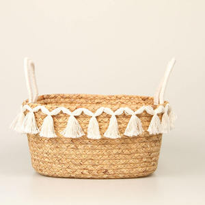 Cheap Price Vietnam Woven Seagrass Eco-Friendly Durable Baskets for Storage Natural Basket Handle Organizer Home Decor - Product Image 5