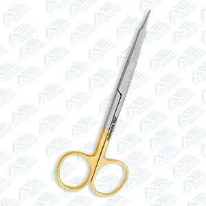 Ciseaux dentaires Goldman Fox Ciseaux médicaux stérilisés droits Tc de 13 cm avec lames tranchantes et droites Ciseaux pour tissus mous - Product Image 5