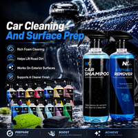Kit de lavage auto premium 12 pièces, produits de detailing auto en marque privée, ensemble de nettoyage pour l'intérieur, le moteur, les roues, les pneus et les vitres