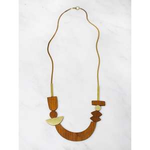Handmade Luxury Wooden Jewelry Necklace for Women Exquisite Bamboo and Wood <b>Crafts</b> - Product Image 5