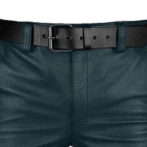 Leather Shorts Private Label Casual Mid <b>Elastic</b> <b>Waist</b> Breathable Quick Dry OEM Service Eco-Friendly Pakistan Made High Quality - Product Image 4