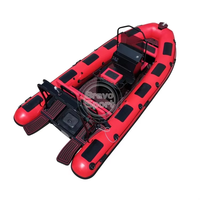 Bateau de pêche en aluminium de 17 pieds (5,2 m) avec coque gonflable en Hypalon