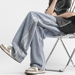 Jeans Boyfriend Personnalisés Respirants Imperméables Légers en Denim Délavé avec Bretelles Ajustables en Tissu Spandex/Coton – Fournisseur OEM - Product Image 5