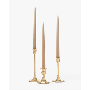 Ensemble de 3 chandeliers modernes en aluminium doré, élégants supports à bougies en métal pour centres de table de mariage au meilleur prix - Product Image 6