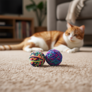 Juguete de hilo Yommy de 4.5cm para mascotas multicolor - Product Image 3