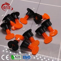 50 pièces de système d'équilibrage d'aiguilles en acier remplaçables Clips de système de nivellement de carreaux Accessoires de carreaux