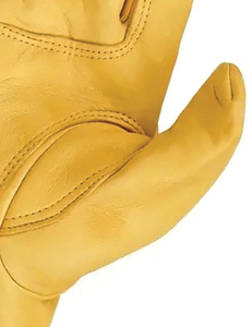 Gants de sécurité pour conducteur en cuir de vachette de qualité supérieure, antidérapants, antistatiques, résistants aux déchirures, durables, texture lisse, usage général - Product Image 4