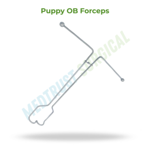 Pinzas OB para cachorros, instrumento obstétrico veterinario para asistencia en el parto de animales pequeños - Product Image 2