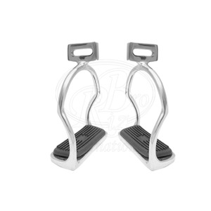 Estribos Islandeses con Anillo Cruzado de Acero Inoxidable de 4.50 Pulgadas para Montar a Caballo - Product Image 3