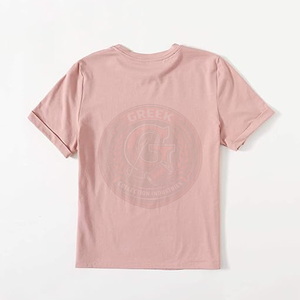 เสื้อยืดผู้หญิง น้ำหนักเบา ระบายอากาศได้ดี ผ้าฝ้าย 100% คอวี แขนสั้น แห้งเร็ว ใส่ได้ทุกฤดู เสื้อผ้าแฟชั่น เสื้อผ้าสั่งทำ - Product Image 3