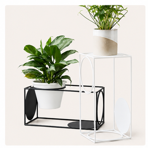 Geometric Metal Plant Stand Luxury Indoor Flower <b>Pot</b> <b>Holder</b> Modern Style Wrought Iron Shelving for Living Room and Garden Decor - Product Image 3