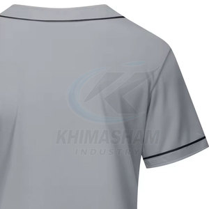 เสื้อเบสบอลแขนสั้นระบายอากาศได้ดีพรีเมียมพร้อมผ้าเนื้อนุ่มสำหรับผู้ชาย-สวมใส่ได้ทุกวันในฤดูร้อน - Product Image 3