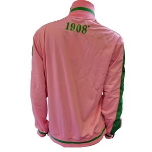 Pink AKA Vintage Track <b>Jacket</b> Women Zip Up Sports <b>Jacket</b> Casual Fashion Outerwear Athletic Style Streetwear Apparel Wholesale - Product Image 2