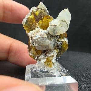 Natural Epidote <b>Crystal</b> <b>Cluster</b> Rough Mineral Specimen Raw Healing Stone Irregular Collectible Decoration - Product Image 4