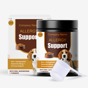 Suplementos orgánicos OEM para el sistema inmunológico, alivio de alergias personalizado, cuidado de la salud para gatos y perros, suplementos para alergias de sesión - Product Image 2