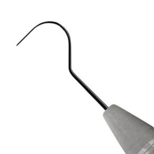 เครื่องมือตรวจวินิจฉัยปากปากสแตนเลสหัวตรวจสำหรับทันตกรรม5หัวสีดำ - Product Image 2
