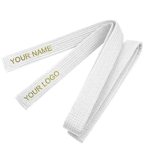 Ceintures de karaté imprimées OEM, unisexe, en polyester/coton respirant, pour adultes, arts martiaux, sans couture, taille personnalisée, vente en gros – Meilleures ventes - Product Image 5