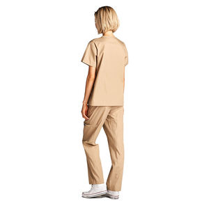 Conjuntos de Uniformes Médicos al por Mayor de Alta Calidad: Blusa y Pantalones Elásticos de Spandex para Enfermeras - Product Image 3