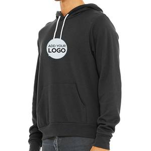 Sweat à capuche unisexe Bella Canvas pour l'hiver avec broderie et impression numérique, en molleton de coton/bambou de haute qualité - Product Image 3