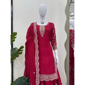 Conjunto de traje de fiesta para mujer con hilo y traje elegante de trabajo de secuencia - Product Image 4