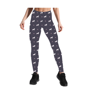 Leggings de Yoga de Cintura Alta hasta el Tobillo con Spandex/Nylon, Elásticos en Cuatro Direcciones, Cintura Elástica, Secado Rápido, Bolsillos Sin Costuras - Product Image 4