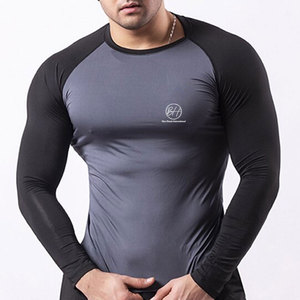 Adults Outdoor Use <b>Compression</b> <b>Shirts</b> For Men Printed Gym Exercise Wear <b>Compression</b> <b>Shirts</b> For Sale - Product Image 3