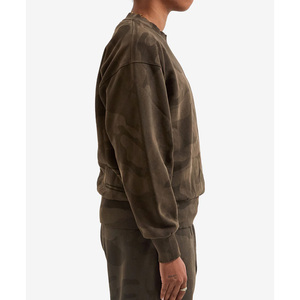 Sudadera Casual Relajada con Estampado de Camuflaje para Hombre y Mujer, Sudadera Verde Camo para un Look Urbano y Elegante - Product Image 2