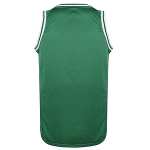 Maillots de basket-ball 100% respirants en tissu mesh, de haute qualité, à prix de gros, couleur unie, logo personnalisé imprimé, séchage rapide - Product Image 2