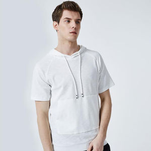 Hoodie à manches courtes pour homme, design personnalisé, sublimation, tricoté, imprimé, streetwear, haute qualité, vêtements de sport, OEM ODM 100% - Product Image 1