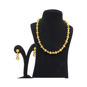 Conjuntos de Joyería Chapados en Oro de Dubái de Alta Costura de 24 Quilates para Mujer, Nuevo Diseño de Dijes de Cuatro Gramos - Product Image 1