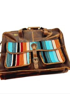 Grain <b>Leather</b> Saddle Blanket <b>Bag</b> Duffel <b>Bag</b> Travel <b>Bag</b> Western Mens Fashion & Foldable Saddle <b>Bags</b> Multifunctional & Spacious - Product Image 3