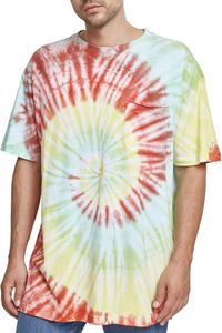 2025 nueva llegada 100% algodón verano moda suave cómodo Tie Dye camiseta de hombre - Product Image 2