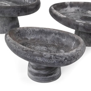 Bol en résine Aurellora Prestige, plat de service artisanal exclusif et artistique pour une présentation de nourriture moderne et élégante, sophistiquée - Product Image 2