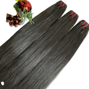 มัดผมคนเรมี่12A เกรดเวียดนามผมสีดำเป็นลอนหยิกน้ำสำหรับผู้หญิงผมดิบสไตล์คลื่นธรรมชาติ - Product Image 5