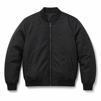 Veste bomber tendance pour homme, veste d'hiver de haute qualité, tissu de qualité supérieure, vêtement d'extérieur avec col montant, veste homme